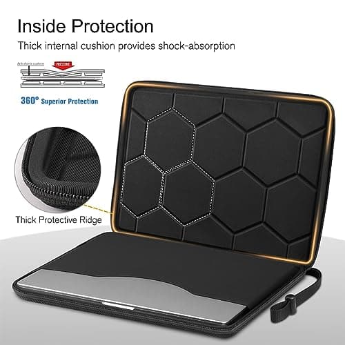 FINPAC 15.6 inch Laptop Hard Case Cover Compatible with Acer Aspire HP Dell Razer Samsung Chromebook Shockproof — view 4