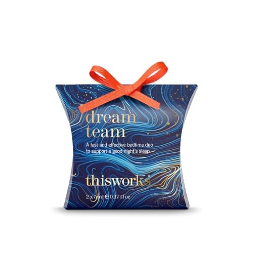 This Works Dream Team Gift Set - Travel Size Deep Sleep Pillow Spray Infused with Lavender & Vetivert to Aid Sleep - Stress Check Rollerball with Lavender & Ylang Ylang Essential Oils — view 2