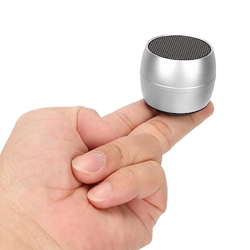 lyrlody Mini Bluetooth Speaker IP67, 30ft Range (Silver) — view 4