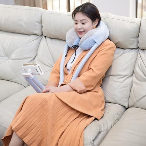 Neck Pillow Holder, Neck Pillow Phone Holder,2 in 1 Phone Pillow Holder and — view 2
