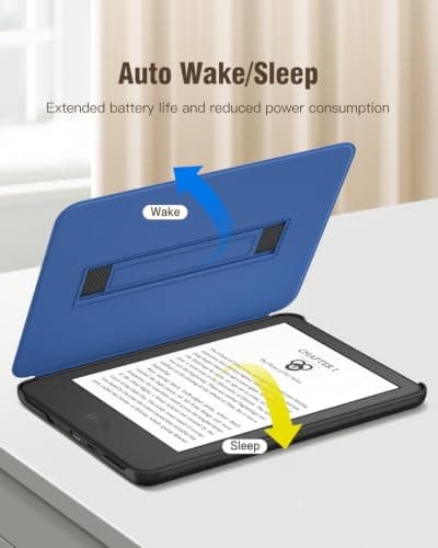 MoKo Case for 6" Kindle (11th Generation-2024/2022), Blue Starry Sky — view 6