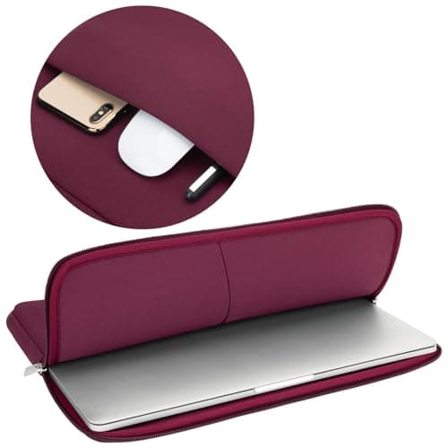 RAINYEAR Laptop Sleeve with Small Bag for 14" Notebook 15" Macbook Air M5 — view 4