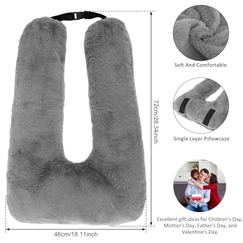 Travel Pillow Multifunctional Car U-Shape Sleeper Hold Comfort Kids Car Pillows Cushion Supports Head Neck for Airplanes Train Travel Essential Flight Pillows for a Long Hauls Sleeping Rest — view 2