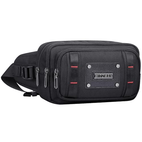 Witzman Fanny Pack for Men Waist Bag Casual Belt Bag