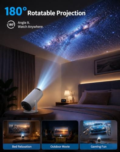 Denvoro Mini Portable Projector — view 3