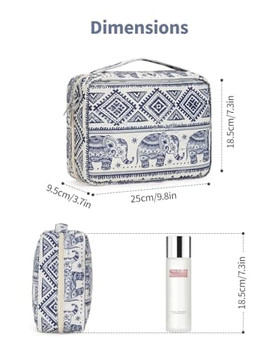 Narwey Travel Hanging Toiletry Bags for Women, Wash Bag for Toiletries — view 5
