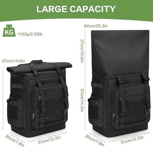 Youngoa 40L Cooler Backpack, Large Leakproof Insulated Cool Bag Rucksack — view 2
