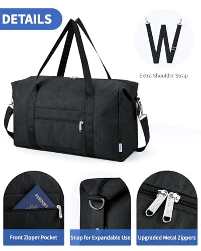 Narwey Easyjet Cabin Bag 45x36x20 New Easyjet Underseat Foldable Travel Bag — view 4
