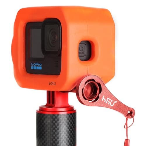 HSU 2PCS Aluminium Alloy Longer Thumbscrews for GoPro Action Cameras（Red） — view 3