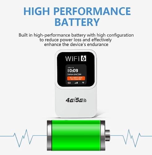 Mobile Hotspot Portable WiFi Router, Pocket WiFi Box with SIM Card Slot — view 6