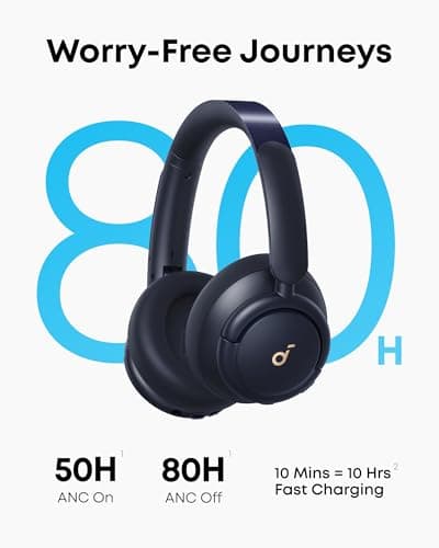 soundcore Anker Q30, Hybrid Active Noise Cancelling Over-Ear Headphones — view 4