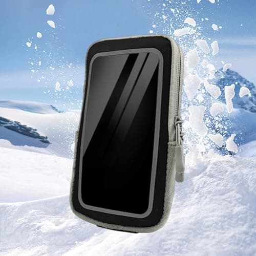 Phytress Thermal Phone Case,Fast Heating USB Bag Protection - Cellphone Heating Bag Case in Winter,for Outdoor Skiing Camping Hiking Cold Weather — view 6