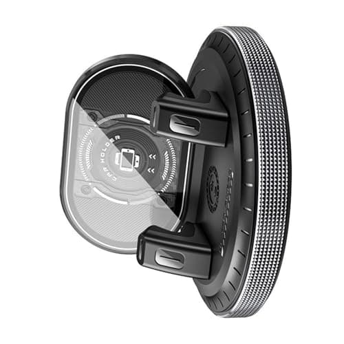yanwuwa Nonslip Car Phone Stand with Protective Pad for Small, Black