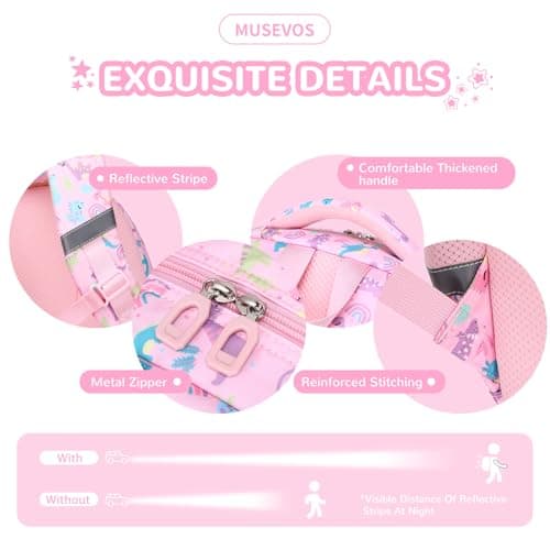 QIXIHU Kawaii Printed Girls Bookbags for Elementary, Kids Backpack, Lightweight School Backpack for Kindergarten, Water Resistant Teen Backpacks — view 4