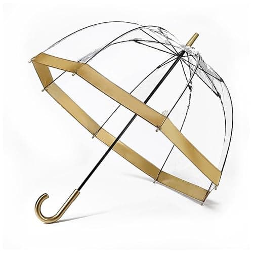 Fulton Birdcage Umbrella Gold Trim — view 2