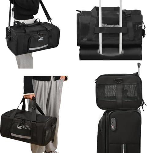 Wakytu Airline Approved Expandable Soft Pet Carrier for Cats Small Dogs — view 5
