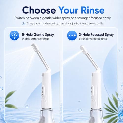 Portable Bidet for Travel, Peri Bottle Electric Handheld Travel Bidet — view 3