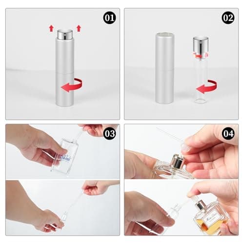 Refillable 20Ml Perfume Atomiser, Travel Aftershave Dispenser Spray Bottle — view 5