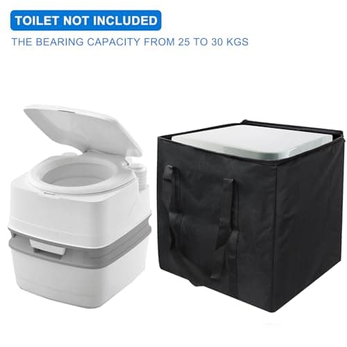 bruwaa Portable Camping Toilet Storage Bag, Toilet Carry Bag for Porta Potti 165 365 145 335 345 565, Universal for Camping Caravan Motorhome Travel — view 4
