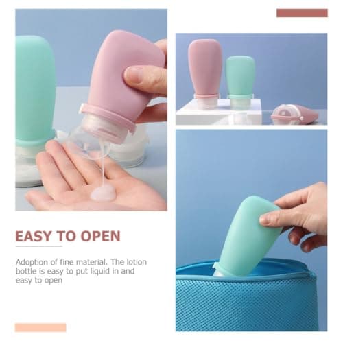 2pcs Leakproof Silicone Travel Bottles 60ml Empty Dispensing Bottles — view 6