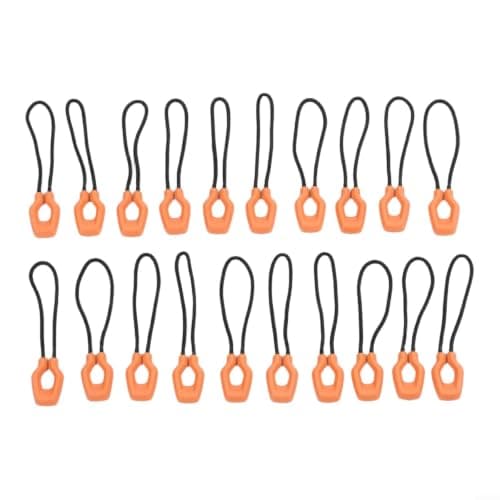 Luminous Zipper Pulls Replacement Cord, 20 Pack Glow in Dark Zipper — view 3