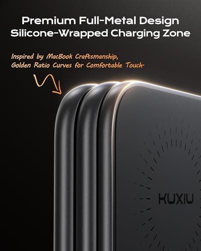 KU XIU X40 Turbo 3-in-1 Magnetic Wireless Charging Station Qi2.2 25W Fast — view 6