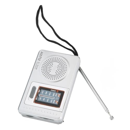 AUNMAS AM FM Radio Pocket Size, AA Battery Operated Portable Radio with — view 3