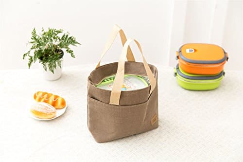 Vinsani Insulated Thermal Lunch Bag Portable Reusable Cooler Bag Unisex — view 3