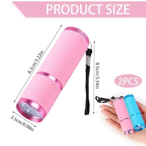 QTMMC 2 Pack Small Torch Mini Torches LED Super Bright with 9 LEDs — view 2