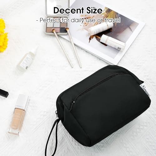 Narwey Makeup Bag, Travel Toiletry Bag, Wide-Open Wash Bag for Women — view 6