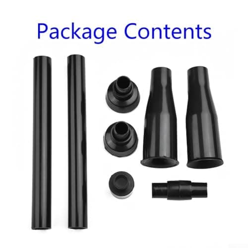 HavenDomicile 8 Pack Black Outdoor Garden Fountain Nozzle, Multi-Functional Water Feature Sprayer Head With Extension Tubes — view 5