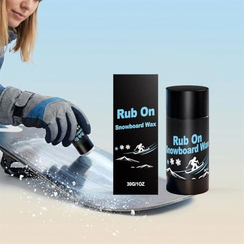 Snowboard Rubbing Wax for Rubbing 30 g Wax Accessories with Cork Applicator — view 3