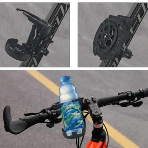 Bike Water Bottle Holder Adjustable Rotating Universal Foldable — view 4