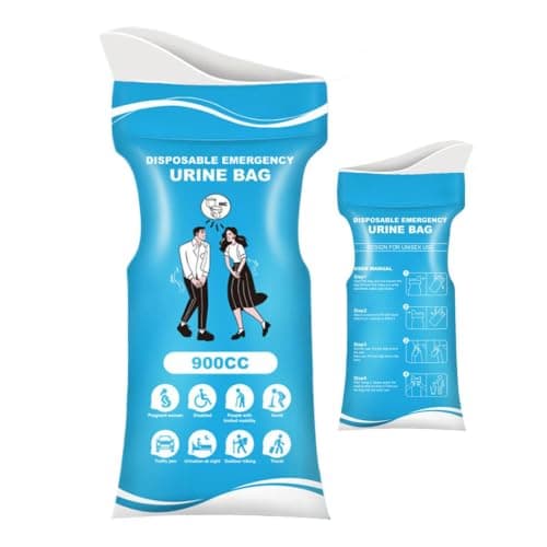 Travel Pee Bags Spill-Proof Unisex Hygienic Vomit Poop — view 6