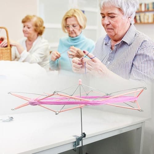 Yarn Swift, Yarn Winder for Crocheting,Wool Winder and Winder Umbrella Knitting,Manual Knitting Yarn Winder for Wool Yarn String — view 6