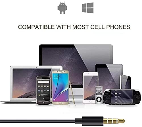 2 Pack Earphones, In-Ear Headphones Wired Earbuds, Noise Isolating Headset With Microphone, Compatible with Phone Pad Samsung HuaWei MP3 Players Smartphones and Laptops — view 6