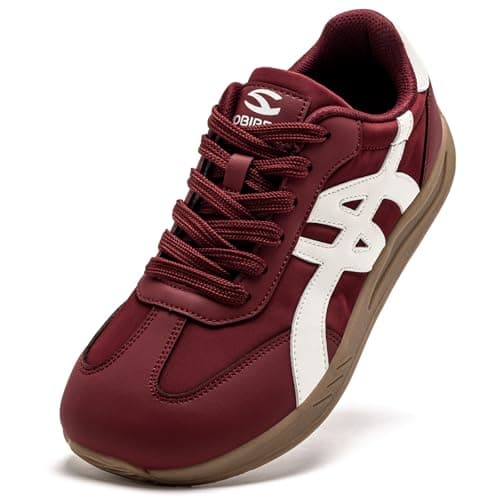 HOBIBEAR Women Barefoot Shoes, Men Wide Toe Box, Lightweight Trainers Red