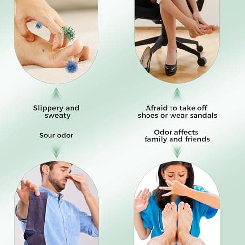 veletine Foot Deodorant & Shoe Deodorizer Powder, Foot Powder for Smelly - Sweat-Absorbing & Feet Odor Eliminator for Men & Women, Travel Size（30g/1.05 oz) — view 5