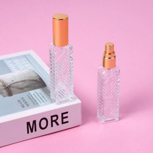 AOOWU Perfume Atomiser Bottles, 3Pcs 12ml Refillable Perfume Atomizer Empty Spray Bottles, Empty Glass Atomiser Spray Bottles, Portable Purse Pocket Handbag Perfume Bottle for Men and Women — view 6