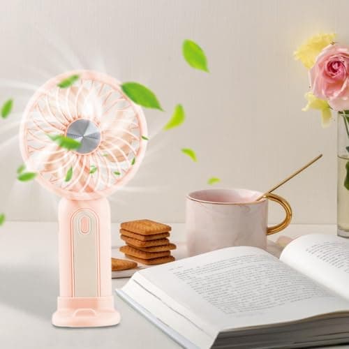 Rechargeable Mini Portable Fan – Usb-Powered, Handheld Desktop-Compatible — view 3