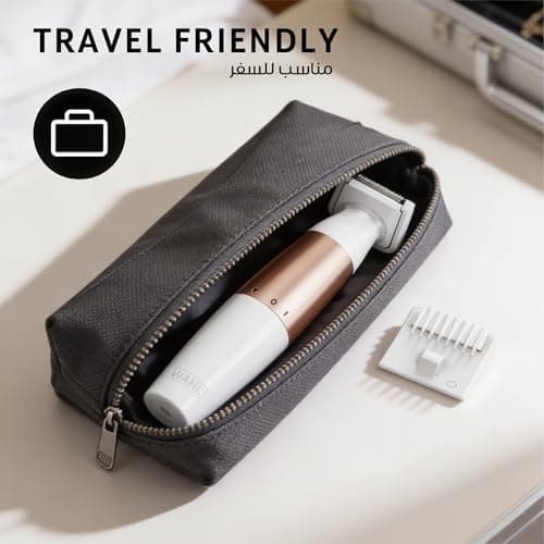 Wahl Ladies Trim And Shave Bikini Trimmer, Two Attachment Heads, Longer Hair Trimmer, Short Hair Shaver, Gentle & Safe Shaving, Battery Powered, Travel Sized, Discreet & Easy To Clean, Washable Blades — view 5