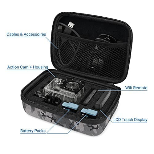 deleyCON Hardcase Tasche für Hero 13 12 11 10 Case Hülle Koffer Schutztasche Gr. M — view 2