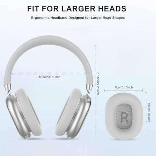 FOFUN NC95 Bluetooth Over Ear Headphones, Noise Cancelling with Smart Knob — view 5
