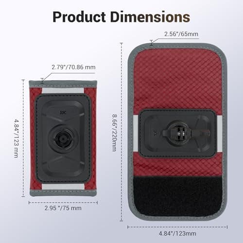 JJC Action Cam Backpack Shoulder Strap Mount for DJI Osmo Action 6 5 Pro 4 — view 6
