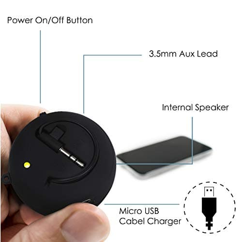 TRIXES Mini Rechargeable Speaker — Portable AUX Audio — 3.5mm Jack — view 4