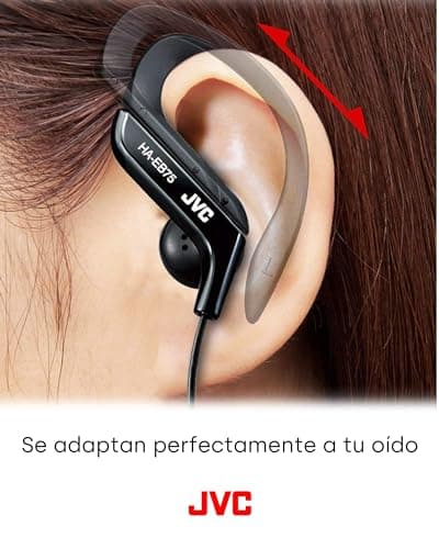 JVC, HA-EB75-AN-U Adjustable Sport Clip Earphones (Blue) — view 6