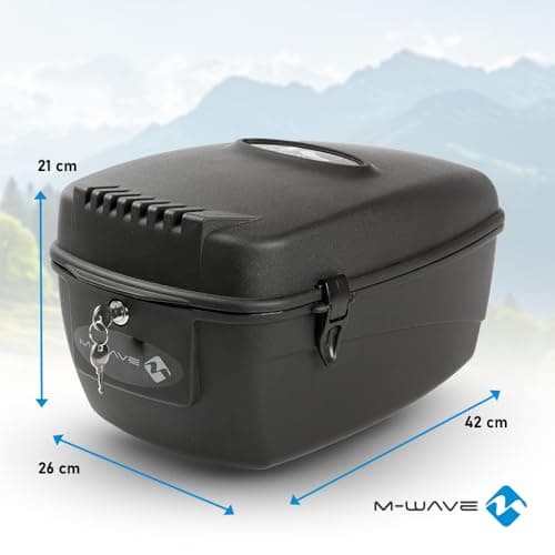 M-Wave Amsterdam Bicycle Top Case - Black, Large — view 2