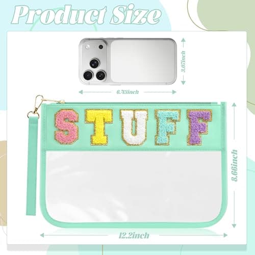 BuyCard Mint Green Clear Stuff Bag for Travel — view 2