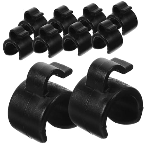 Mic Stand Cable Clips for Pole, 25mm Wire Diameter, 20 Pack