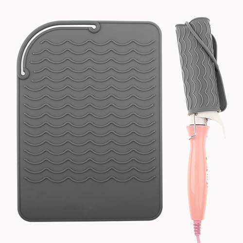 Silicone Heat Resistant Mat for Curling Irons Hair Straighteners